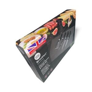 Taylors Eye Witness - BROOKLYN CHROME CHEESE SET W/SLATE BOARD